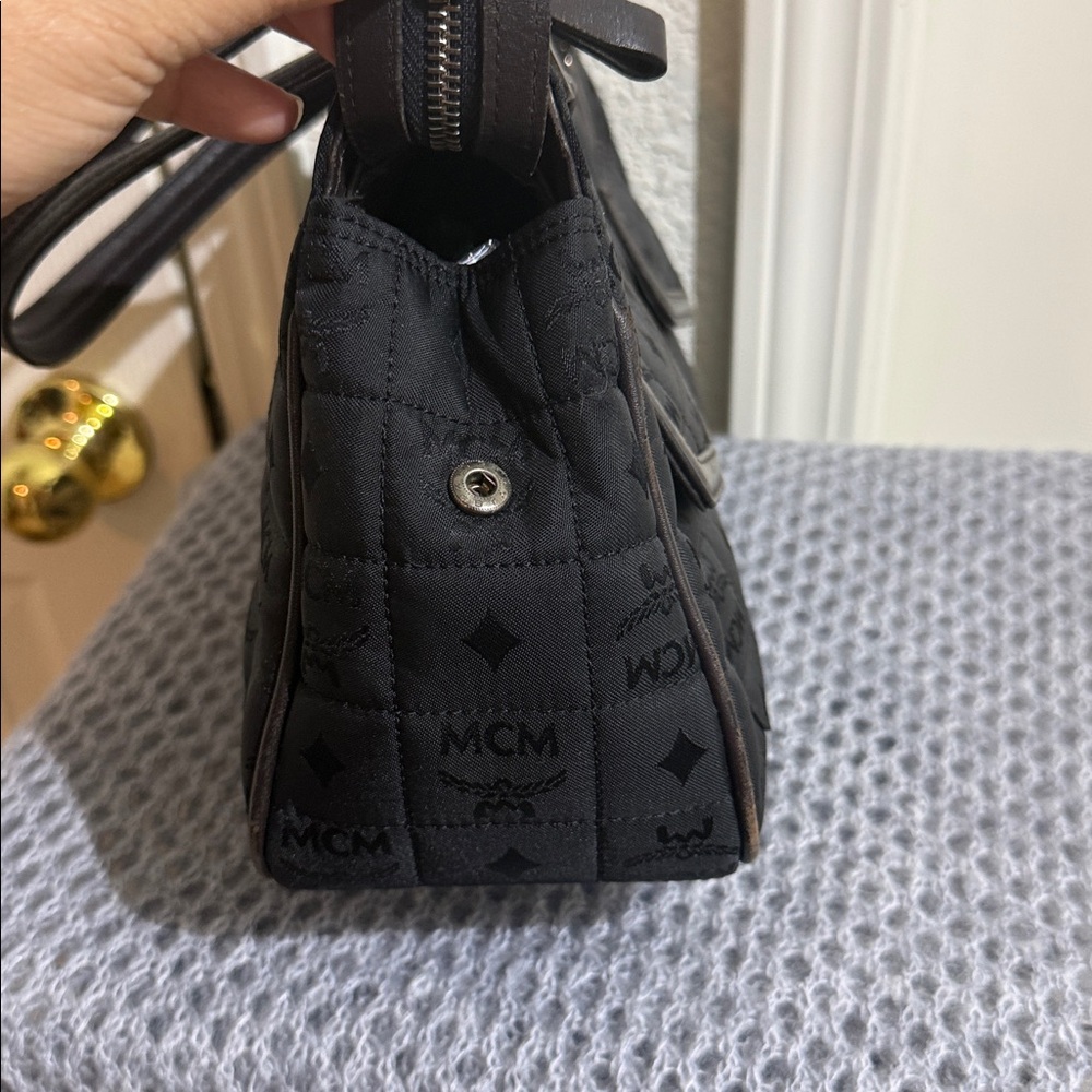 MCM Black Quilted Shoulder Bag - Picture 2 of 9